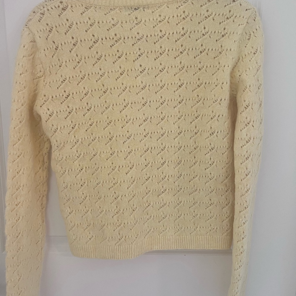 Fashion Nova Lemon Yellow  knit Cardigan - Picture 8 of 9